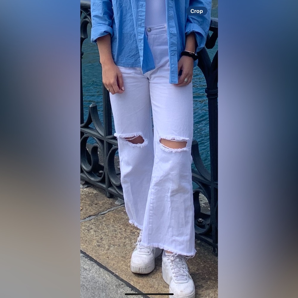 Princess Polly white jeans